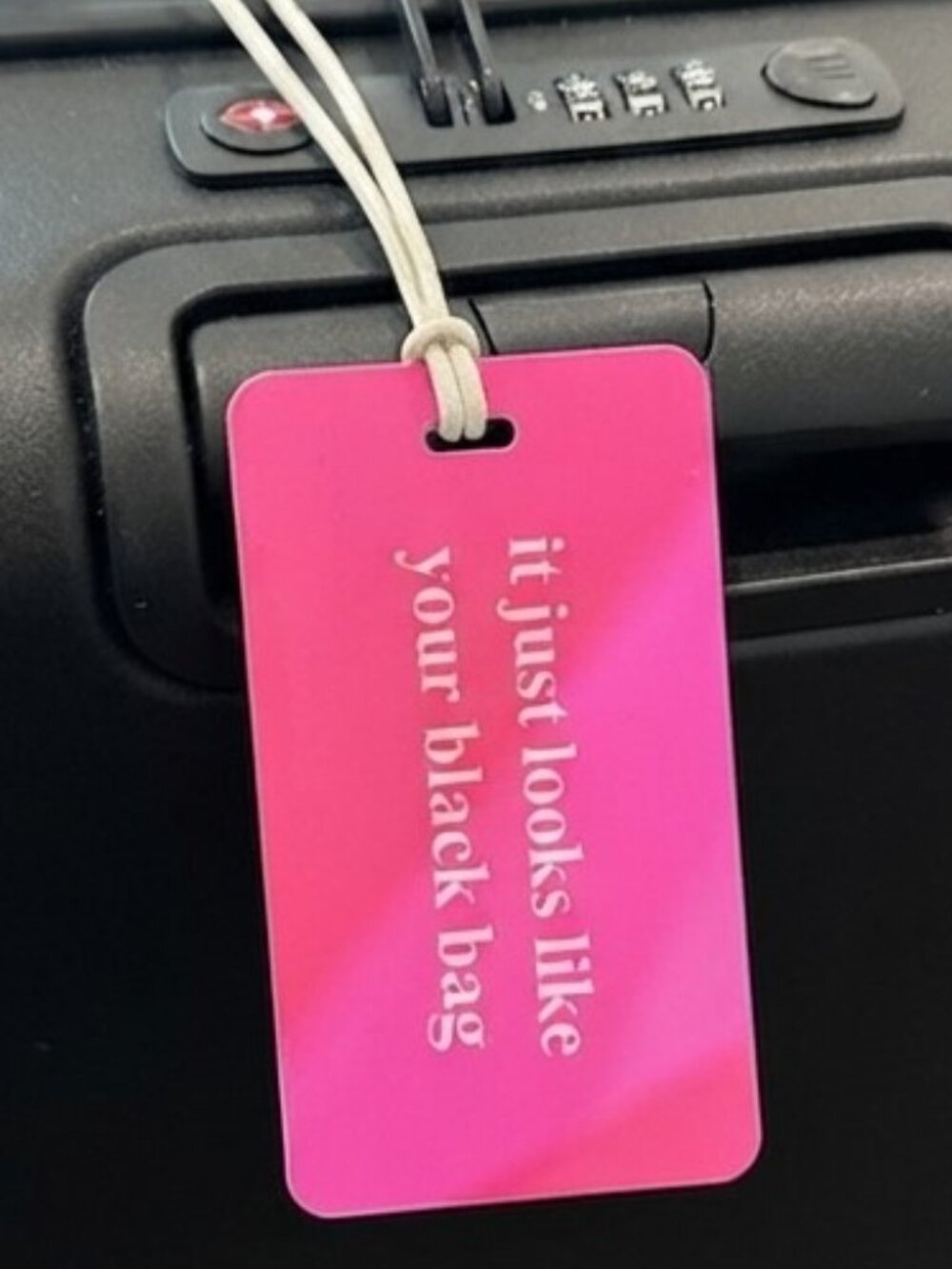 Luggage Tag Fun Saying